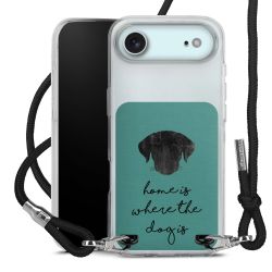 New Carry Case Transparent Stoff schwarz/silber