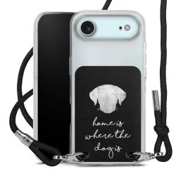 New Carry Case Transparent Stoff schwarz/silber