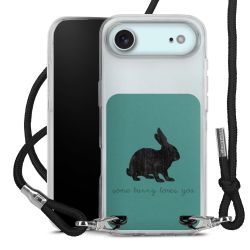 New Carry Case Transparent Stoff schwarz/silber