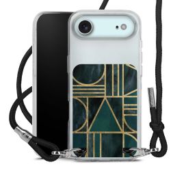 New Carry Case Transparent Stoff schwarz/silber