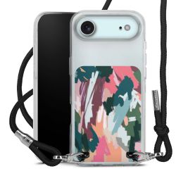 New Carry Case Transparent Stoff schwarz/silber