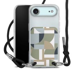 New Carry Case Transparent Stoff schwarz/silber