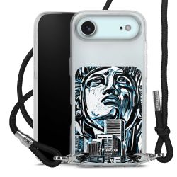 New Carry Case Transparent Stoff schwarz/silber