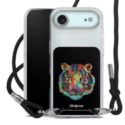 New Carry Case Transparent Stoff schwarz/silber