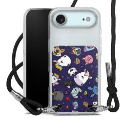 Carry Case Stoff schwarz/silber