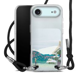 New Carry Case Transparent Stoff schwarz/silber