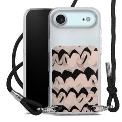 New Carry Case Transparent Stoff schwarz/silber