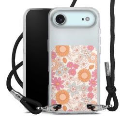 New Carry Case Transparent Stoff schwarz/silber