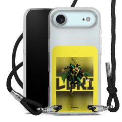 New Carry Case Transparent Stoff schwarz/silber