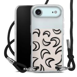 New Carry Case Transparent Stoff schwarz/silber