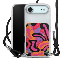 New Carry Case Transparent Stoff schwarz/silber