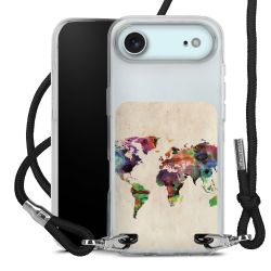 New Carry Case Transparent Stoff schwarz/silber