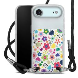 New Carry Case Transparent Stoff schwarz/silber