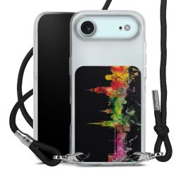 New Carry Case Transparent Stoff schwarz/silber