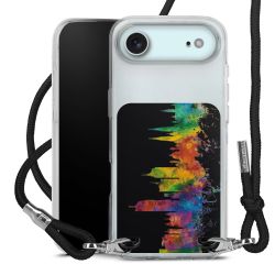 New Carry Case Transparent Stoff schwarz/silber