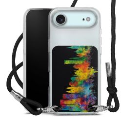 New Carry Case Transparent Stoff schwarz/silber