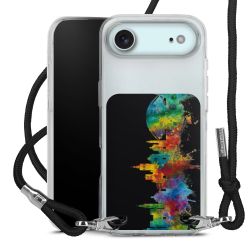 New Carry Case Transparent Stoff schwarz/silber