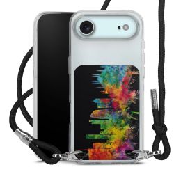 New Carry Case Transparent Stoff schwarz/silber