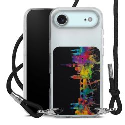 New Carry Case Transparent Stoff schwarz/silber