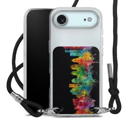 New Carry Case Transparent Stoff schwarz/silber