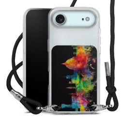 New Carry Case Transparent Stoff schwarz/silber