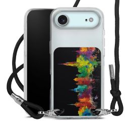 New Carry Case Transparent Stoff schwarz/silber