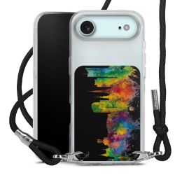 New Carry Case Transparent Stoff schwarz/silber