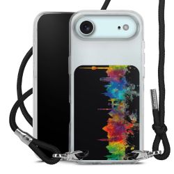 New Carry Case Transparent Stoff schwarz/silber