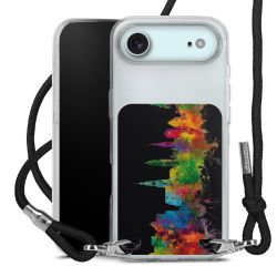 New Carry Case Transparent Stoff schwarz/silber