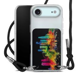 New Carry Case Transparent Stoff schwarz/silber