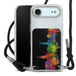 New Carry Case Transparent Stoff schwarz/silber