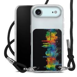 New Carry Case Transparent Stoff schwarz/silber