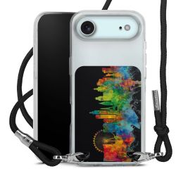 New Carry Case Transparent Stoff schwarz/silber