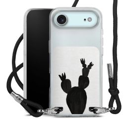 New Carry Case Transparent Stoff schwarz/silber