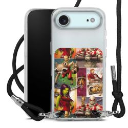 New Carry Case Transparent Stoff schwarz/silber