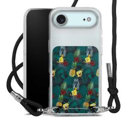 New Carry Case Transparent Stoff schwarz/silber