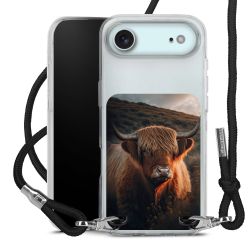 New Carry Case Transparent Stoff schwarz/silber