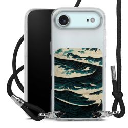 New Carry Case Transparent Stoff schwarz/silber