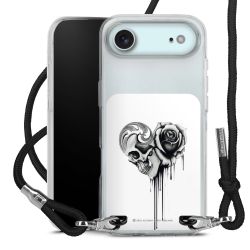 New Carry Case Transparent Stoff schwarz/silber