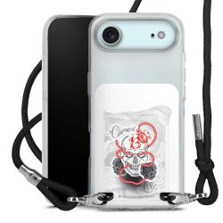 New Carry Case Transparent Stoff schwarz/silber