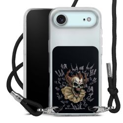 New Carry Case Transparent Stoff schwarz/silber