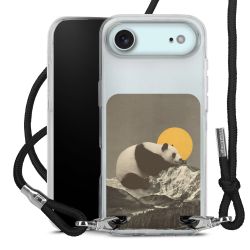 New Carry Case Transparent Stoff schwarz/silber