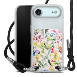 New Carry Case Transparent Stoff schwarz/silber