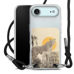 New Carry Case Transparent Stoff schwarz/silber