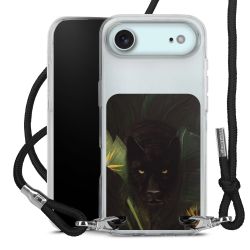 New Carry Case Transparent Stoff schwarz/silber