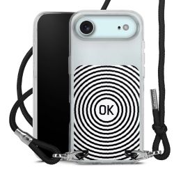 New Carry Case Transparent Stoff schwarz/silber