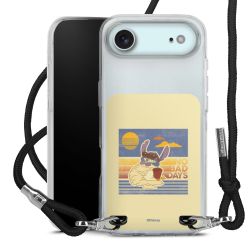 New Carry Case Transparent Stoff schwarz/silber