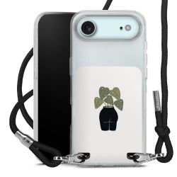 New Carry Case Transparent Stoff schwarz/silber