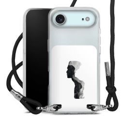 New Carry Case Transparent Stoff schwarz/silber