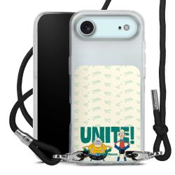 New Carry Case Transparent Stoff schwarz/silber